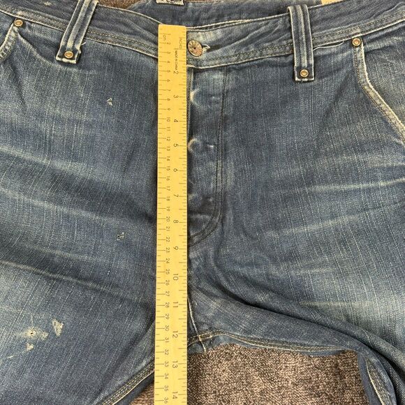 Diesel Gualbon Men's Denim Baggy Distressed Jeans Cinch Waist 33X30(37X28) 0081L - Picture 12 of 16